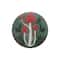 Hello Honey® 11.75" Red-Capped Mushrooms Enameled Mango Wood Pedestal